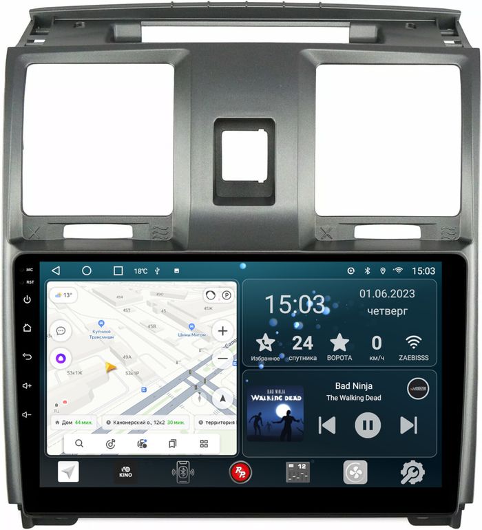 Магнитола для УАЗ Патриот, Пикап 2012-2016 - Redpower 154 Android 10, Быстрая, CarPlay, SIM-слот
