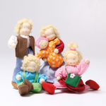 Вальдорфская кукла "Малыш в розовой шапочке", 7 см