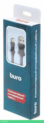 Кабель Buro Braided BHP RET TYPEC1 1м