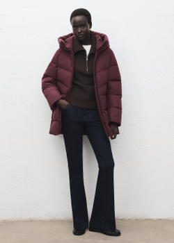 Утеплённый анорак с капюшоном