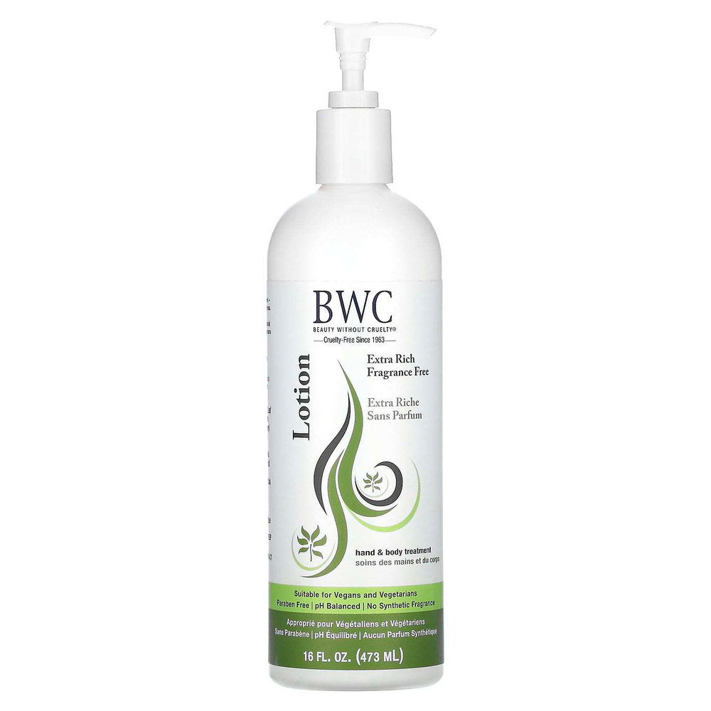 Beauty Without Cruelty, Премиум ботанический лосьон, сильный, без отдушки, 473 мл (16 жидких унций)
