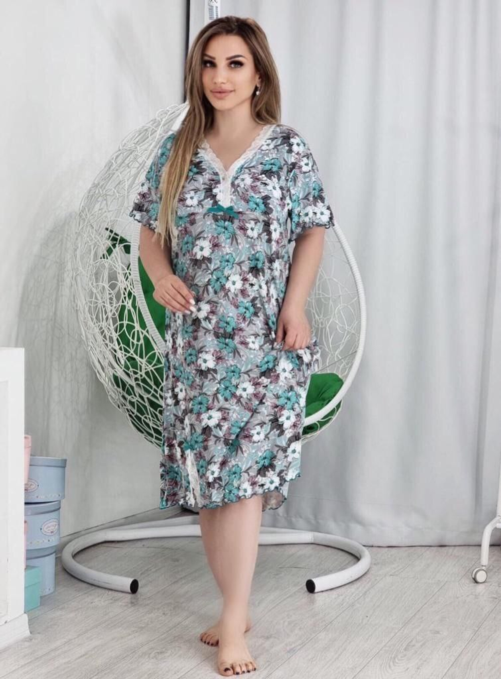 Сорочка с короткими рукавами 0001