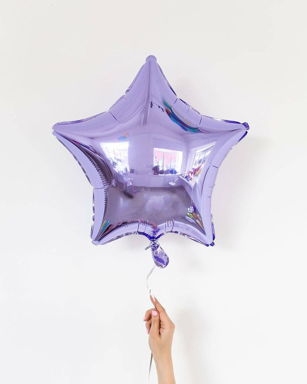F Шар Звезда 18''/46 см, Сиреневый (БГ-15)  Изображение5