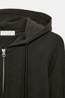 ZARA УКОРОЧЕННАЯ ТОЛСТОВКА, КОРИЧНЕВЫЙ МЕЛАНЖ