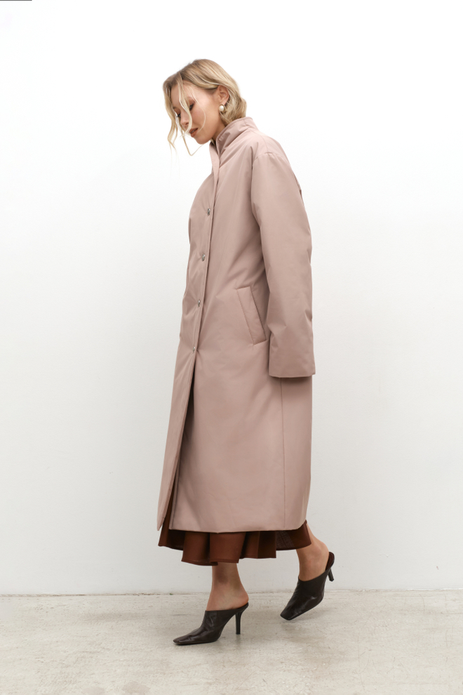 Плащ утепленный