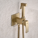 Гигиенический душ со смесителем  Raglo R01.52.03, сатин золотой