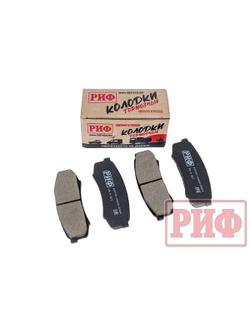 Колодки тормозные задние РИФ Toyota LC 105,120, Mitsubishi Pajero 3, 4 OEM 04466-60020, 04466-60010, 4605A448