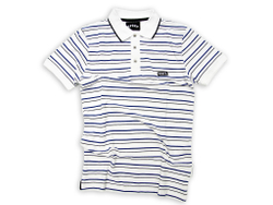 Поло НПОГП Массив Бело-синий