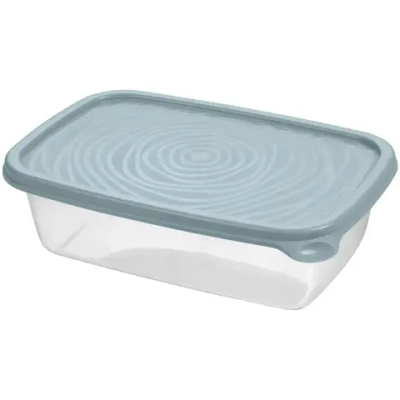 Контейнер прямоугольный «Романо» 0,9л серо-голубой С851СГОЛ