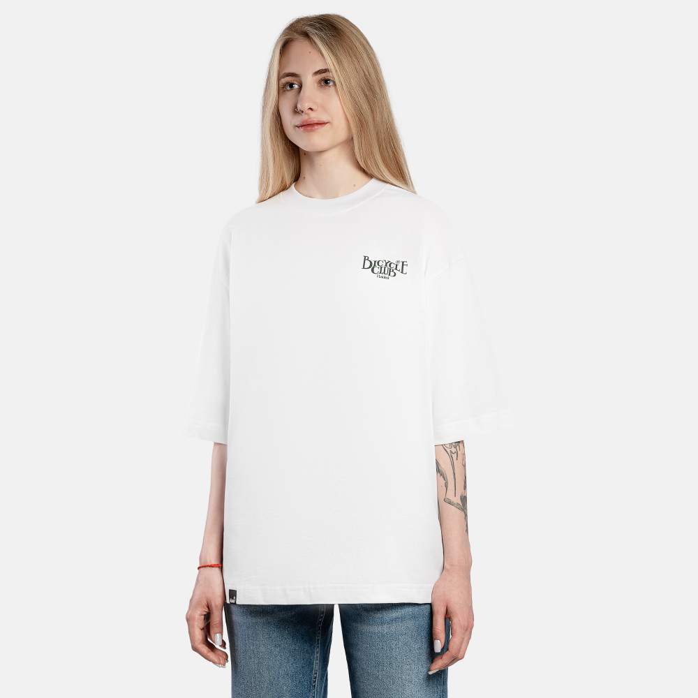 Футболка HAIDED BICYCLE CLUB White