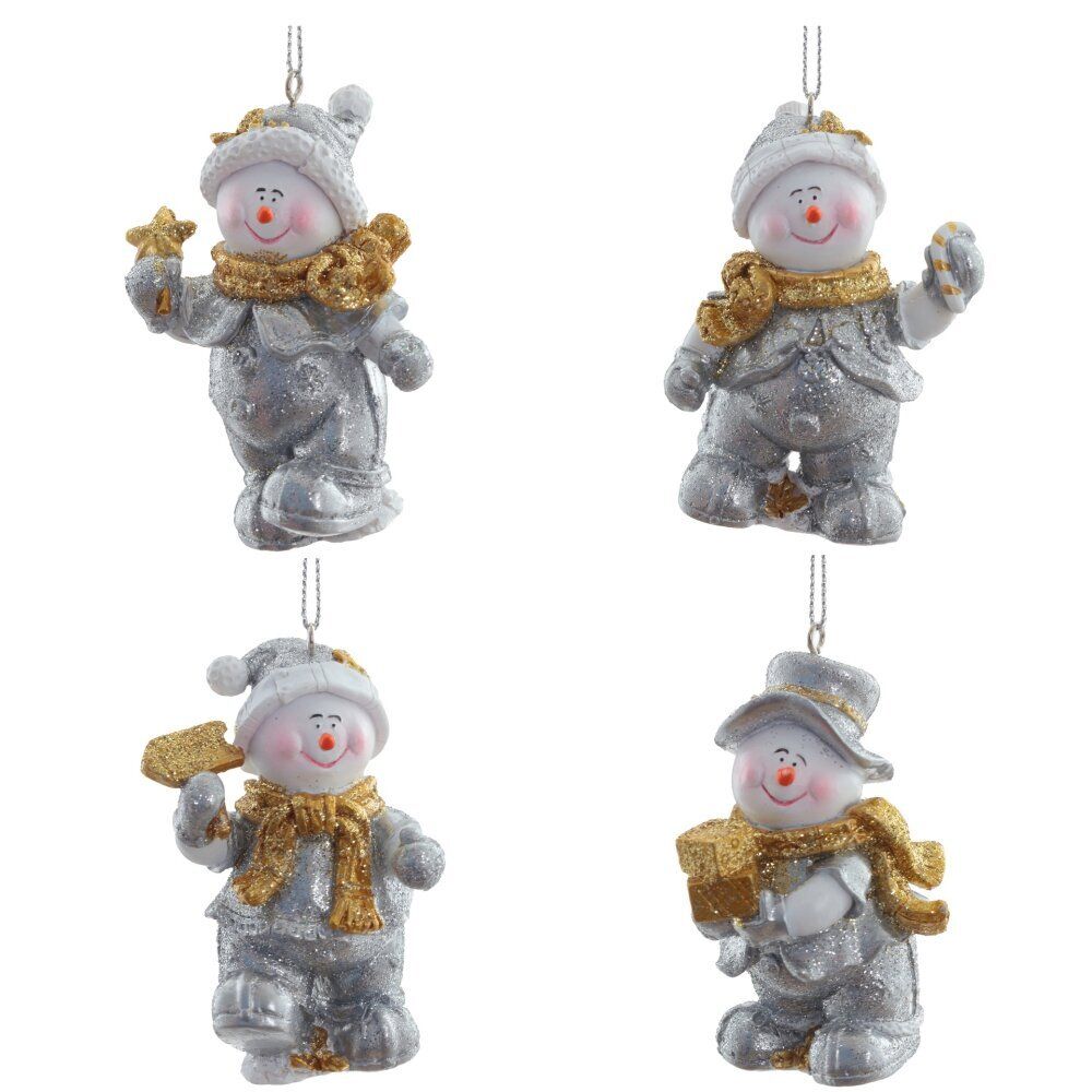 GAEM Украшение новогоднее "Снеговик, L5 W4 H7 см, 4в.