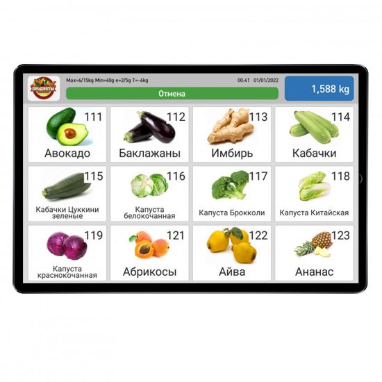 Весы с печатью этикеток MK-6.2-S2L(12")