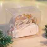 Гирлянда электрическая "Нитка" 100 ламп LED, 10м, цвет сиреневый, LQ-01-8