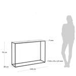 Консоль La Forma (ex Julia Grup) Rewena с керамической отделкой Kalos Blanco 110 x 75 см