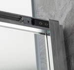 Душевая дверь Slim-U VDS-2SU110CL, 1100, хром, стекло прозрачное, , шт
