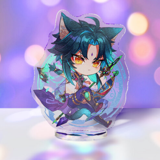 Фигурка акриловая Геншин Импакт Сяо, Genshin Impact