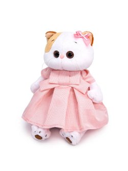 Мягкая игрушка Ли-Ли в розовом платье с люрексом 27 см