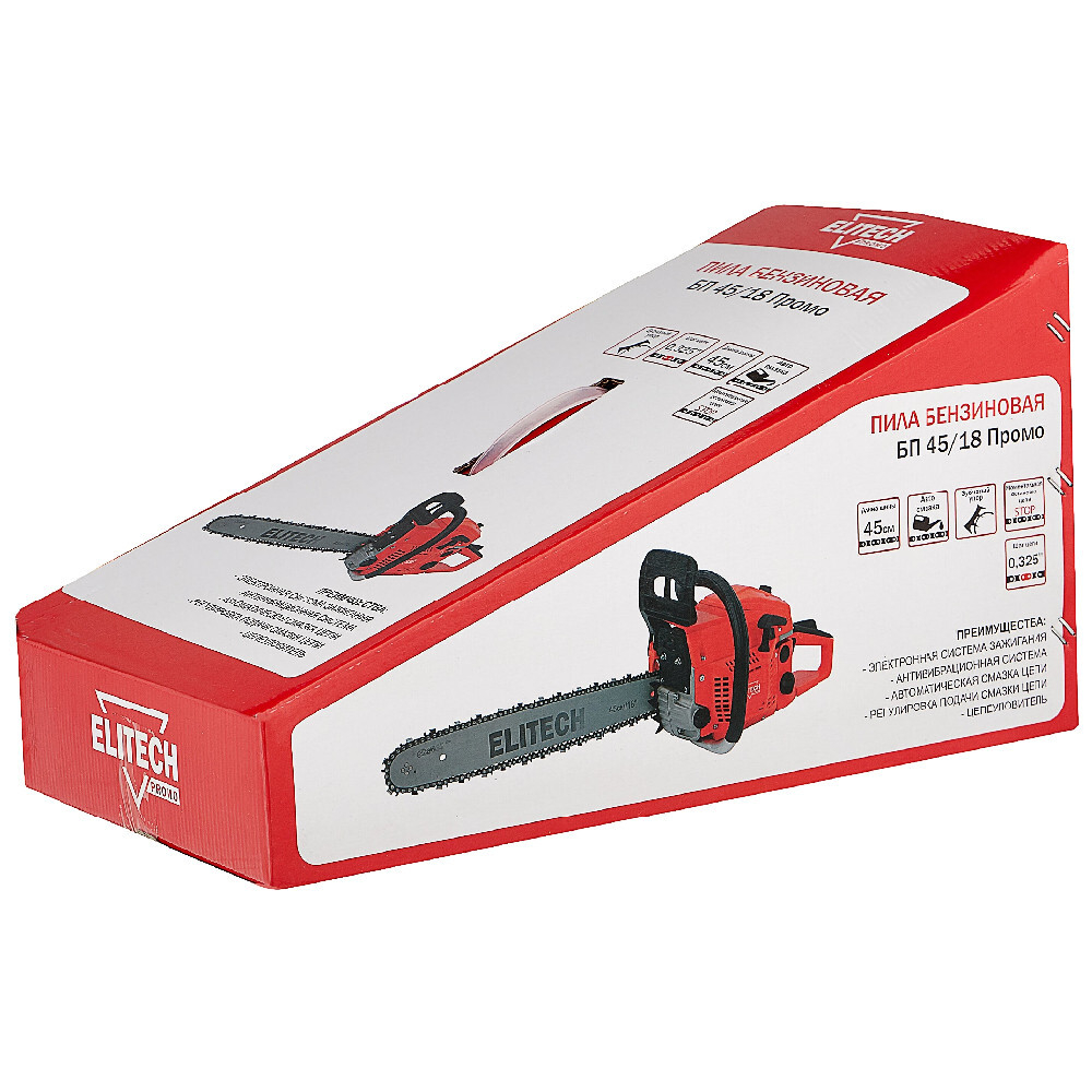 Бензопила ELITECH БП 45/18 Промо