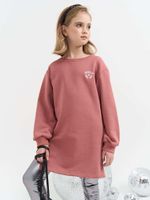 Свитшот удлиненный "Пепельная роза" 7+