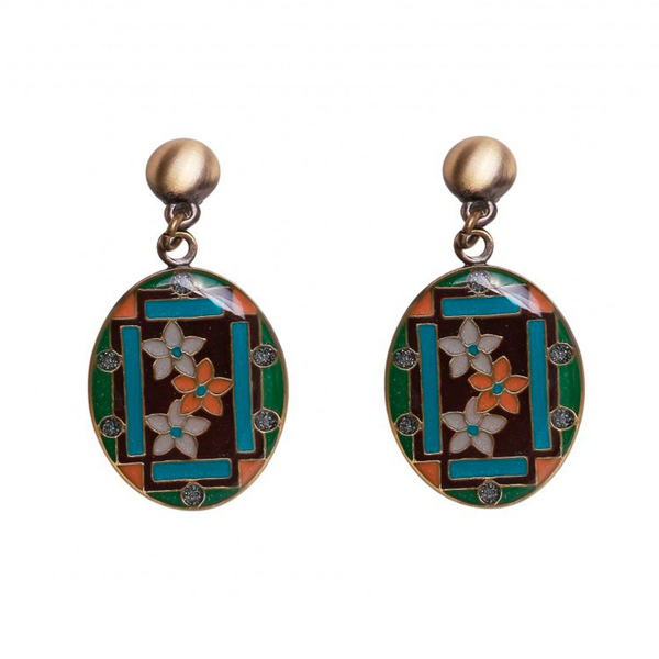 Серьги Clara Bijoux Незабудки A75776-6 BR