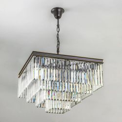 Citilux Мартин CL332241 Люстра хрустальная подвесная Прозрачная