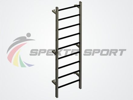 Шведская стенка метал. с прорез. перекладинами Джет 1П цв. белый Серый