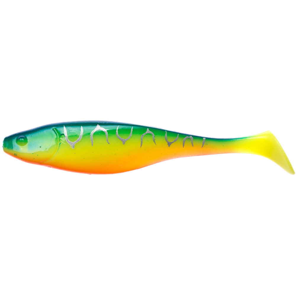 Мягкая приманка Narval Commander Shad 120мм  #002 4шт Blue Back Tiger