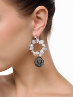 Серьги "Cereals" Silver