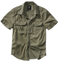 Brandit VINTAGE SHIRT SHORT SLEEVE olive