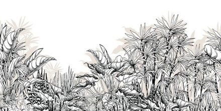 Эскизные тропики 400x250 см