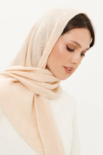 8421 Косынка женская (персиковый)