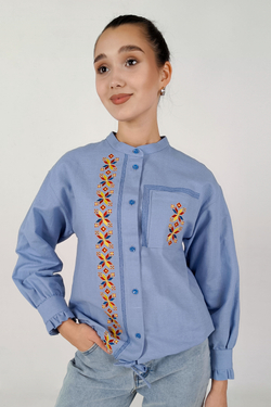 Блузка с чувашской вышивкой