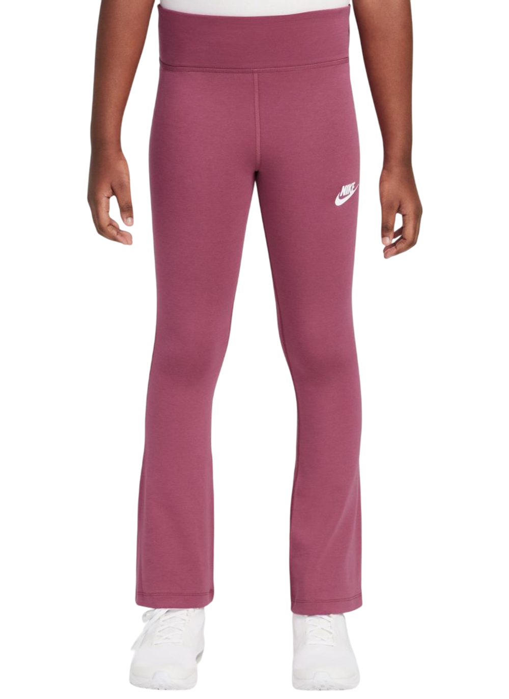 Брюки для девочки Nike Sportswear Classic High-Waisted - sweet beet/white