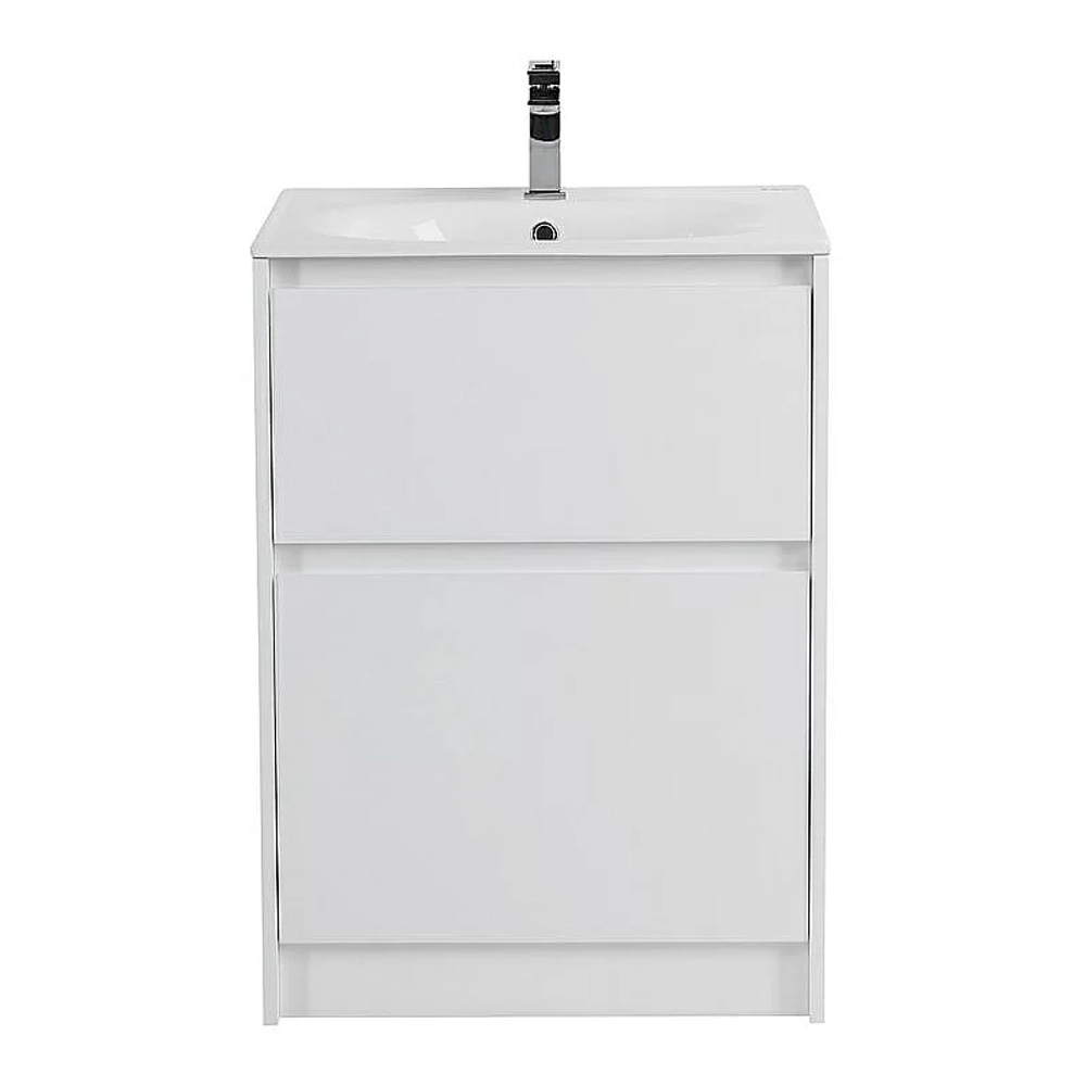 Тумба с раковиной BelBagno KRAFT PIA 60 белая матовая