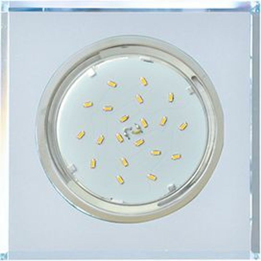 Ecola GX53-H4 светильник Стекло Квадрат