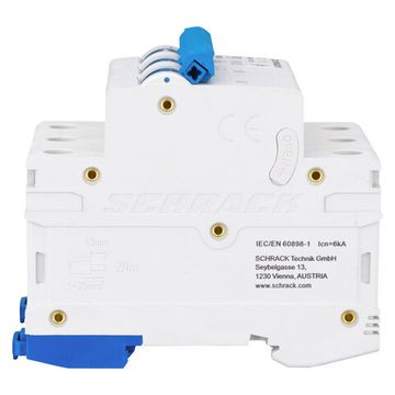 Автоматический выключатель Schrack Technik 3P C 6A 6kA Amparo AM617306--