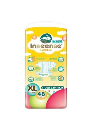 Подгузники для мальчиков INSEENSE Classic XL (12-20 кг) 48 шт