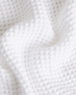 Zara Home - Хлопковое вафельное банное полотенце, белый, 50х90 см