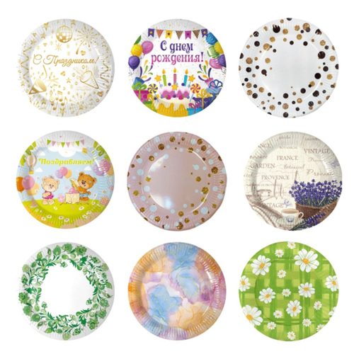 ТАРЕЛКА БУМАЖНАЯ 6 ШТ.