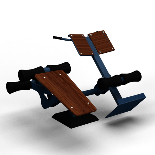 Пресс + Гиперэкстензия.