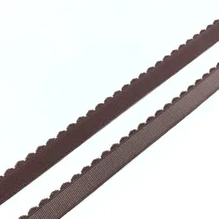 Резинка отделочная кофе 15 мм (цв. 738), 605/15