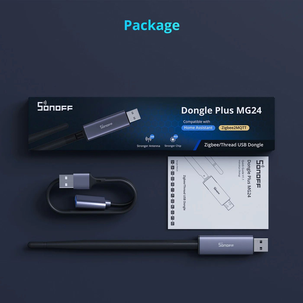 Zigbee/Thread Стик SONOFF USB Dongle Plus MG24 (Координатор)