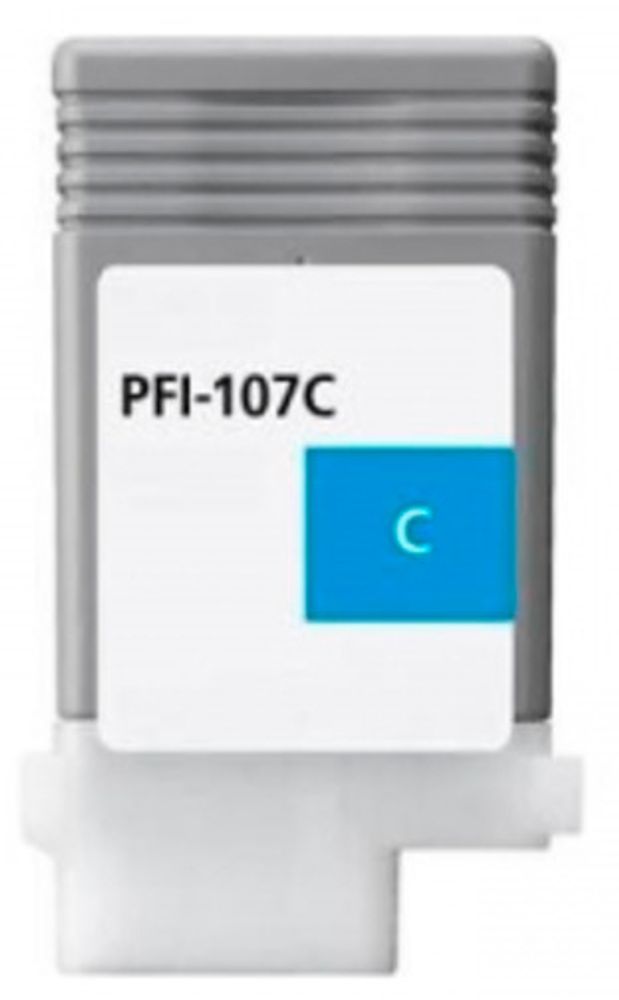 Картридж AQ, аналог Canon PFI-107C для imagePROGRAF-iPF670/iPF680/iPF770 Cyan