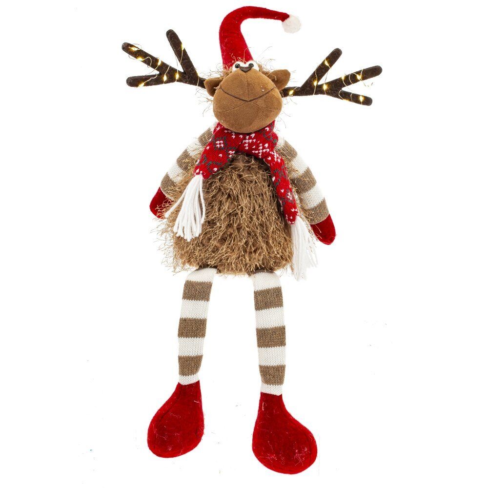 GAEM Игрушка набивная с подсветкой "Олень" (CR2032x2), L27 W13 H60/42 см