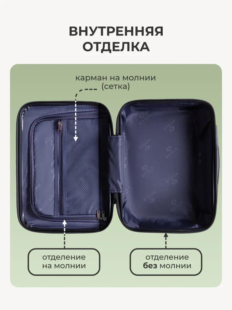 Дорожный кейс Bonle Белый