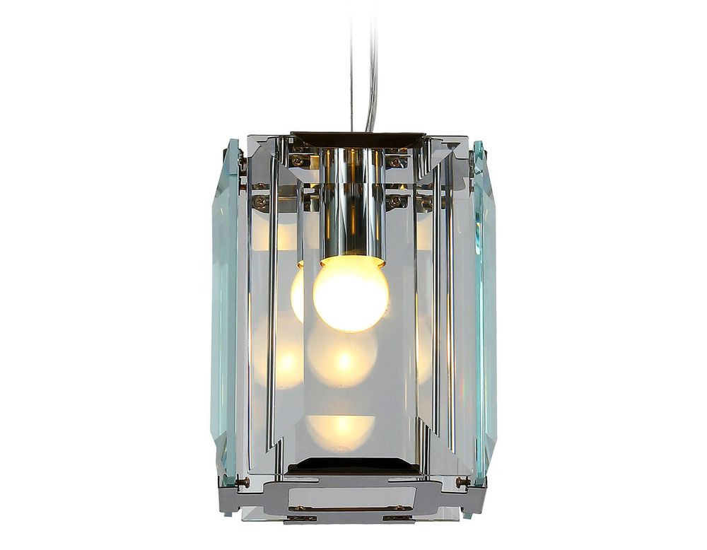 Подвесной светильник TR5107 CH/CL хром/прозрачный E27/1 max 40W 150*150*1200