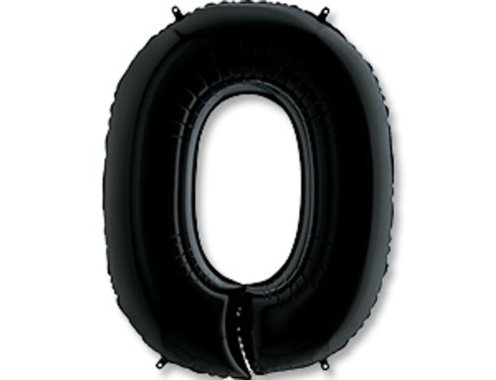 Цифра "0" Чёрный