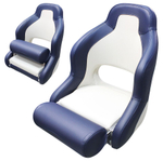 Кресло с болстером "First Mate", синий + белый (10251857)