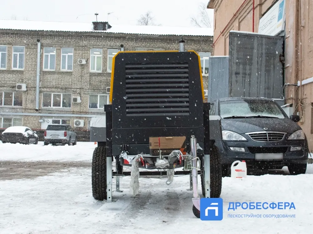 Передвижной компрессор ET SD-185T-7 на шасси