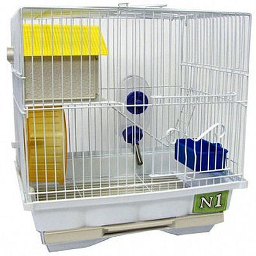 Клетка для хомяка, 30*23*31, 2 этажная,  укомплектованная №1